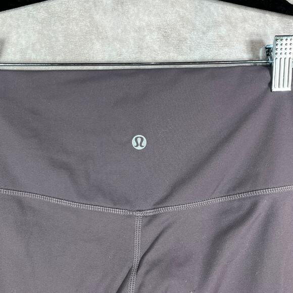 Lululemon Legging Womens Size 12 Purple High Waisted Cropped Athleisure Training - Picture 4 of 10